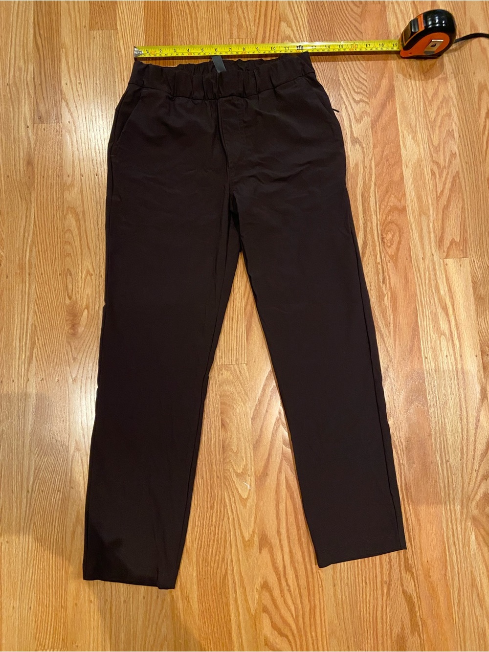Vuori miles ankle pant size small, brown/ espresso